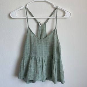 Aeropostale Blue Razorback Tank, Size XS